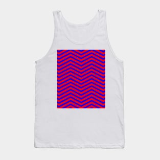 Bright Zigzag Pattern Tank Top